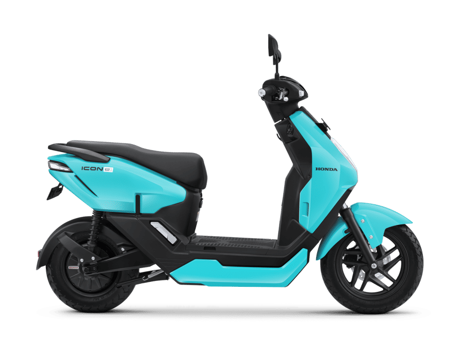 ICON e: tampak samping dengan penanda fitur