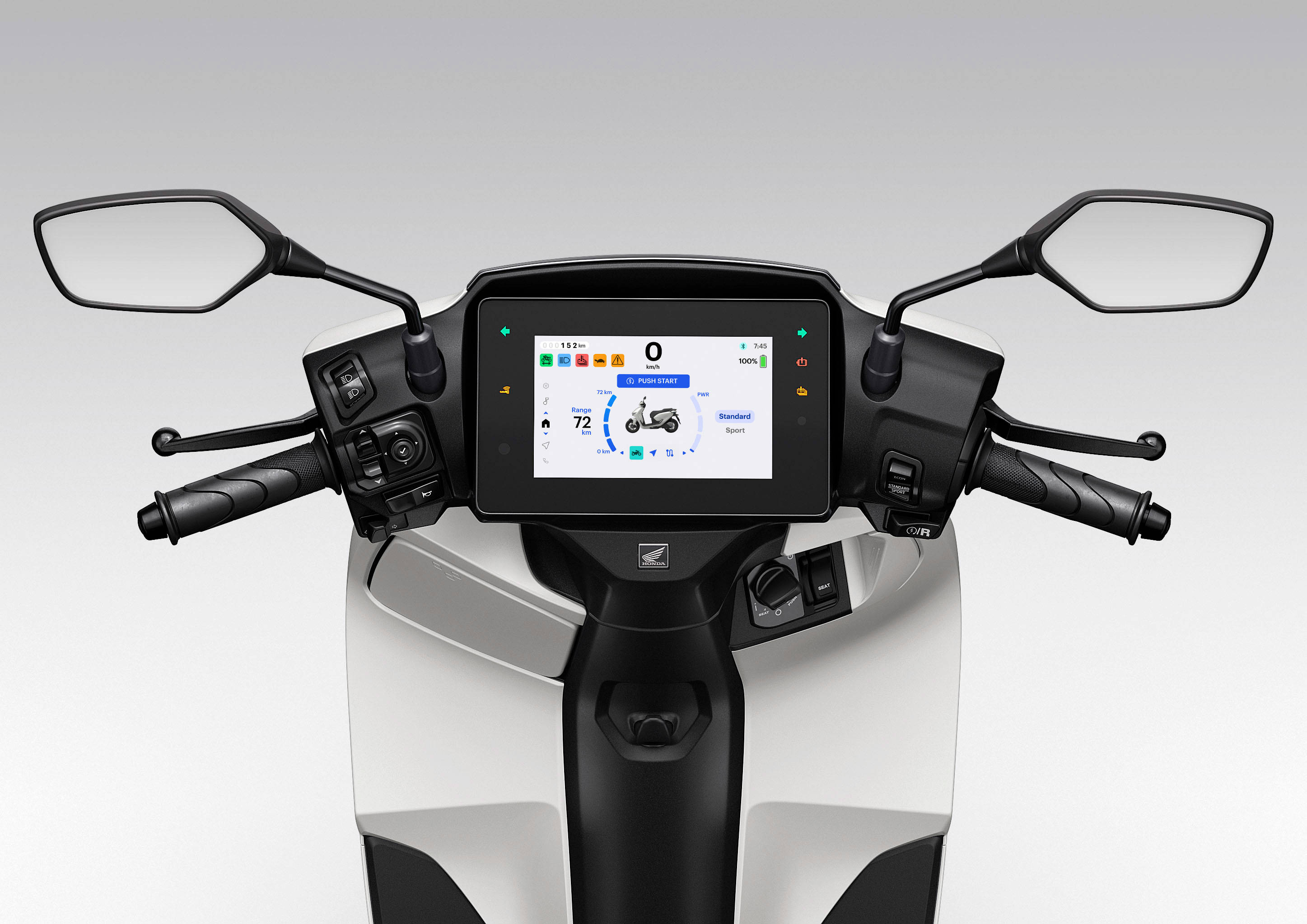 TFT Panel Meter with RoadSync Duo* pada CUV e: