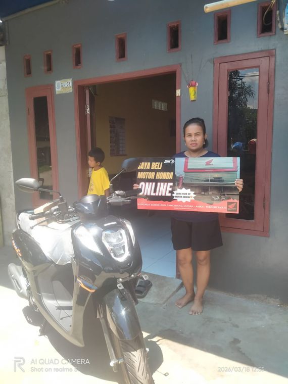 Pelanggan Honda Borobudur beli motor online, diantar ke rumah