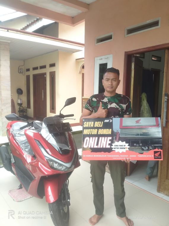 Pelanggan Honda Borobudur beli motor online, diantar ke rumah