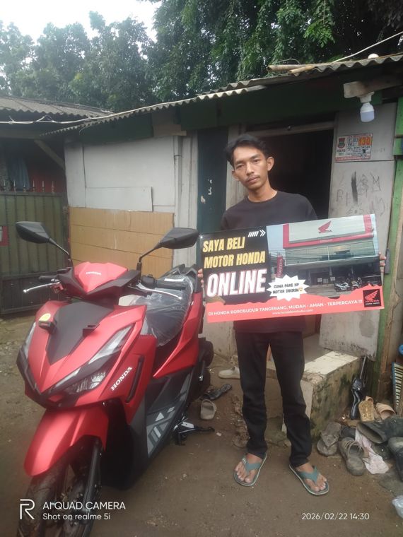 Pelanggan Honda Borobudur beli motor online, diantar ke rumah